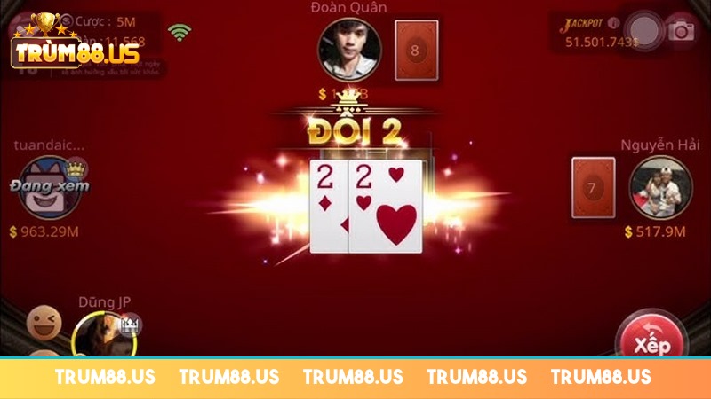 Tiến lên miền Nam Trum88 đỉnh cao của game bài